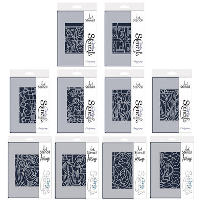 Art Nouveau Complete A5 Stencil Collection