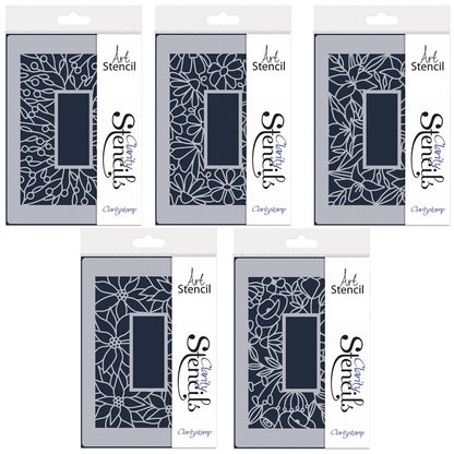 Rectangle Aperture Frames A5 Stencil Collection