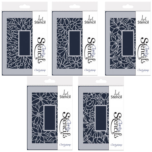 Rectangle Aperture Frames A5 Stencil Collection