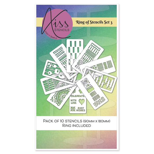 KISS Ring of Stencils Set 3