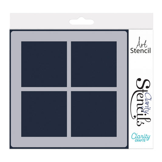 Large Framework Squares 7" x 7" Stencil