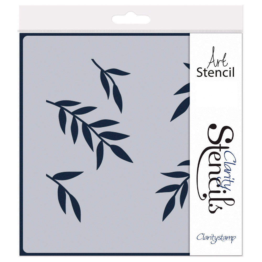 Leafy Overlay 7" x 7" Stencil Trio