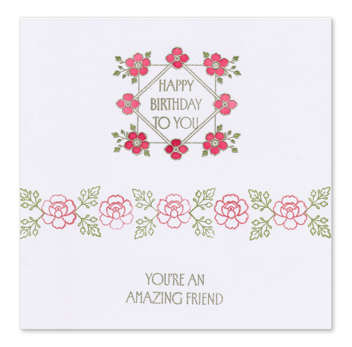 Spring Elements A5 Stamp Set With 6x  printed Composition Swatches