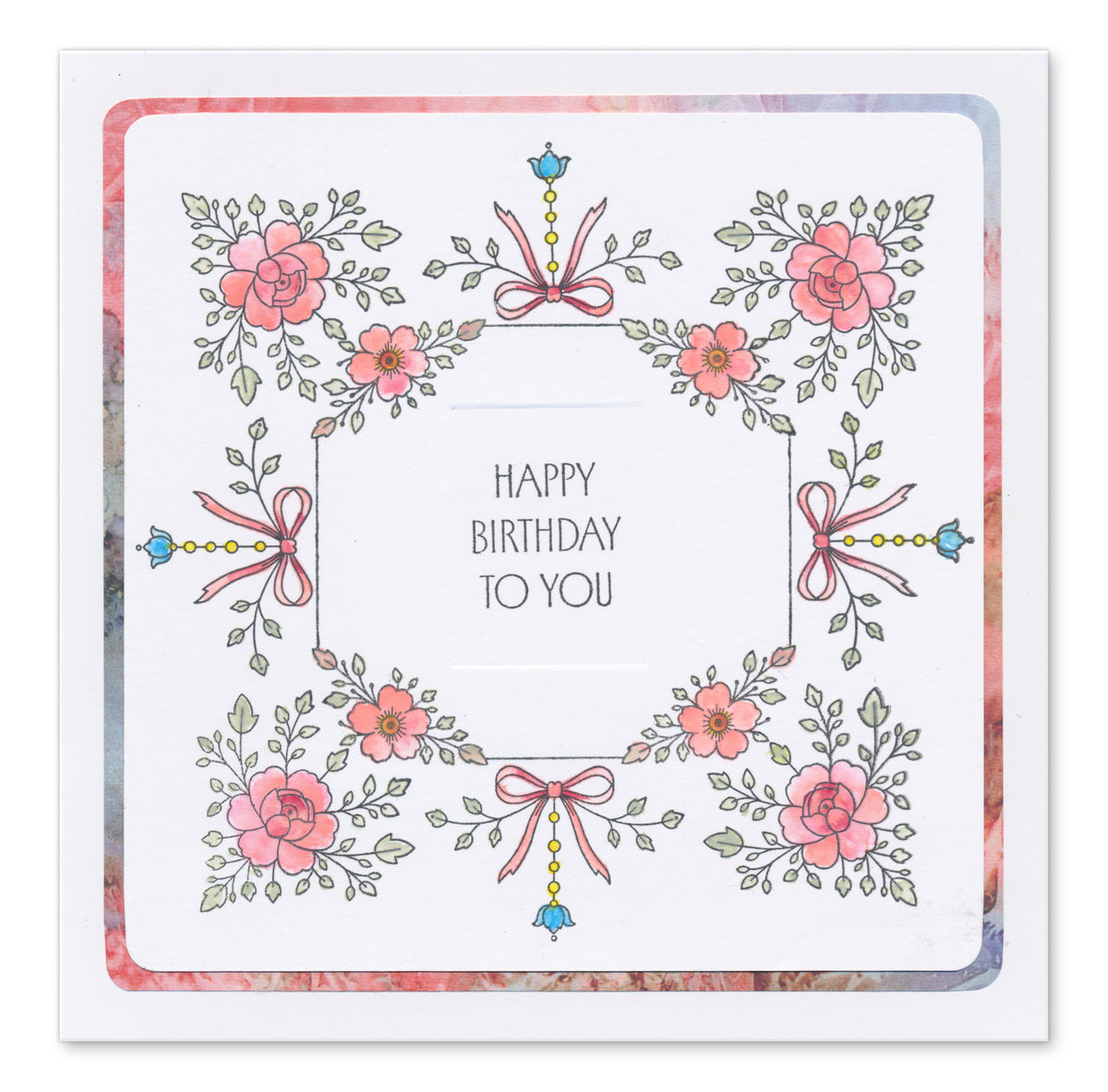 Spring Elements A5 Stamp Set With 6x  printed Composition Swatches