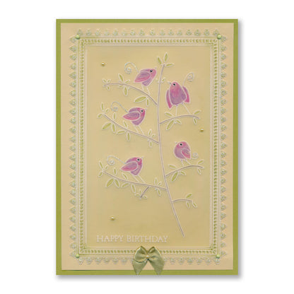 Picture This: Little SHAC Birds A4 Groovi Plate