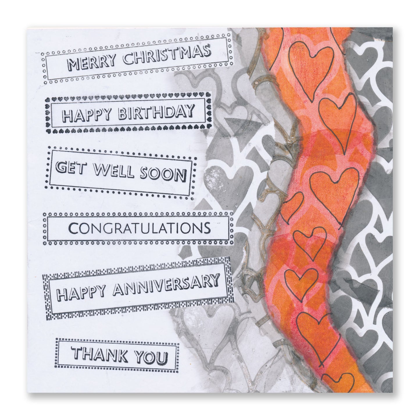 Occasion Sentiments - Merry Christmas A6 Stamp Set