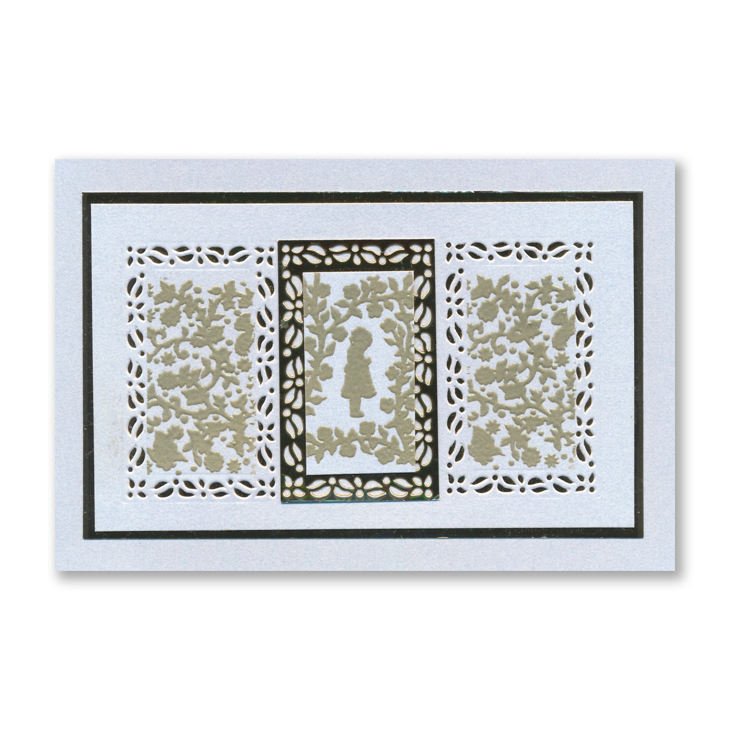 Ani's Folk Art - Sampler - Two Way Overlay A4 Stamp & Embedder Set