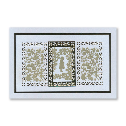 Ani's Folk Art - Sampler - Two Way Overlay A4 Stamp & Embedder Set