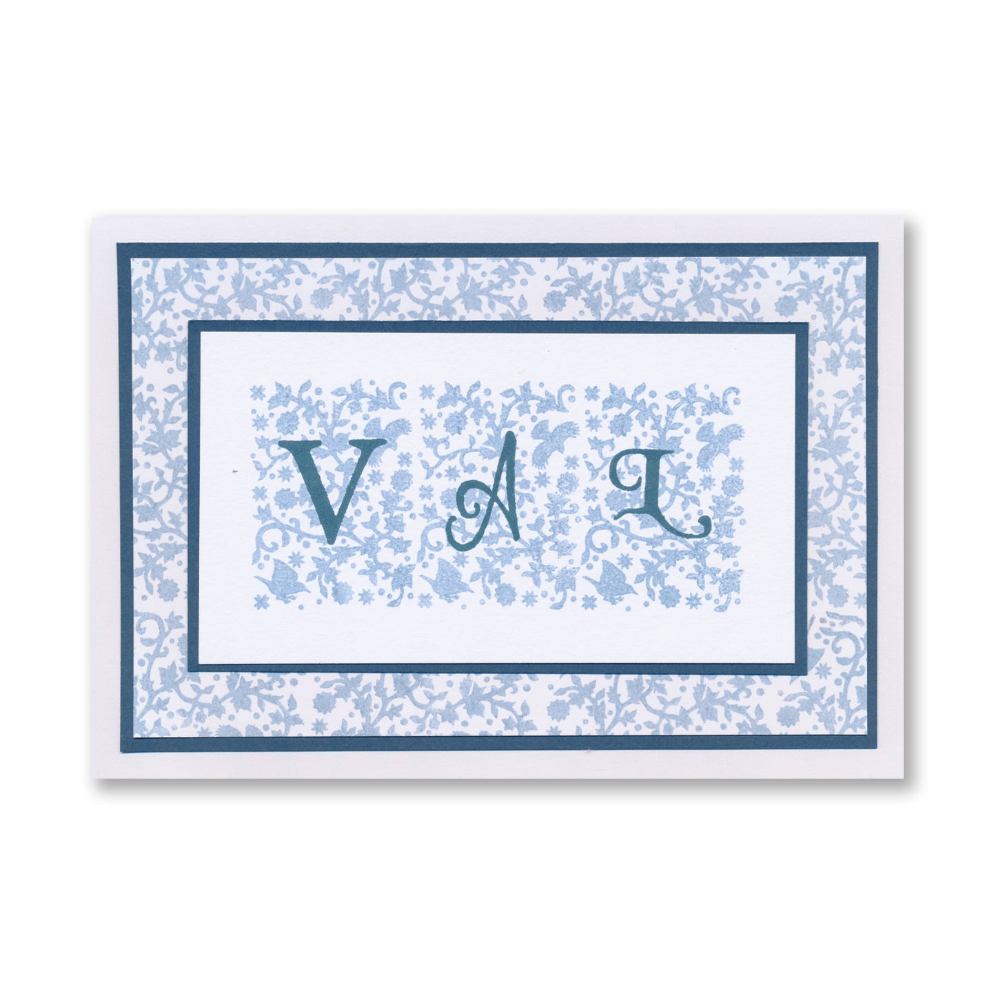 Ani's Folk Art - Sampler - Two Way Overlay A4 Stamp & Embedder Set