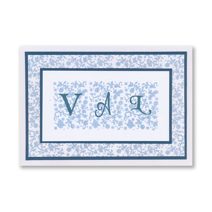 Ani's Folk Art - Sampler - Two Way Overlay A4 Stamp & Embedder Set