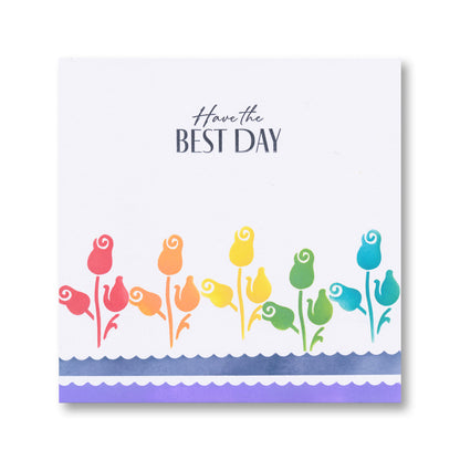 Wee Floral Swirl Stencils & Stencil Mate - DOUBLE LOYALTY POINTS
