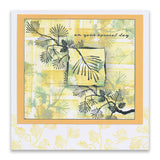 Barbara's SHAC Scots Pine Floral Panels Stamp, Mask & Stencil Trio