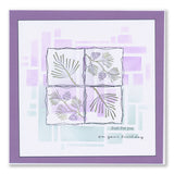 Barbara's SHAC Scots Pine Floral Panels Stamp, Mask & Stencil Trio
