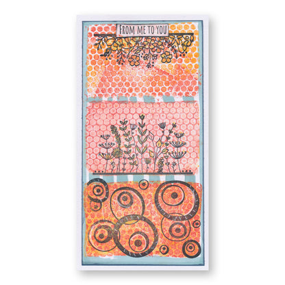 Jazz's Floral Panels & Petite Sentiments A5 Square & A7 Stamp Collection