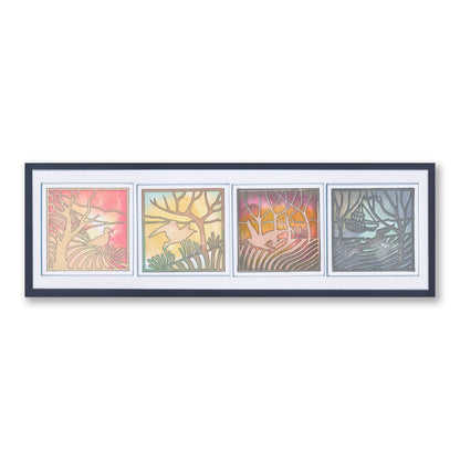 Panoramic & Seashore - Three Way Overlay A4 Stamp Collection
