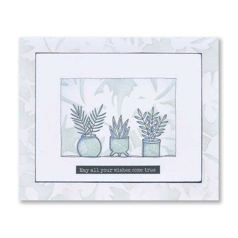 Potted Plants - Set 2 - Cactus A5 Stamp Set