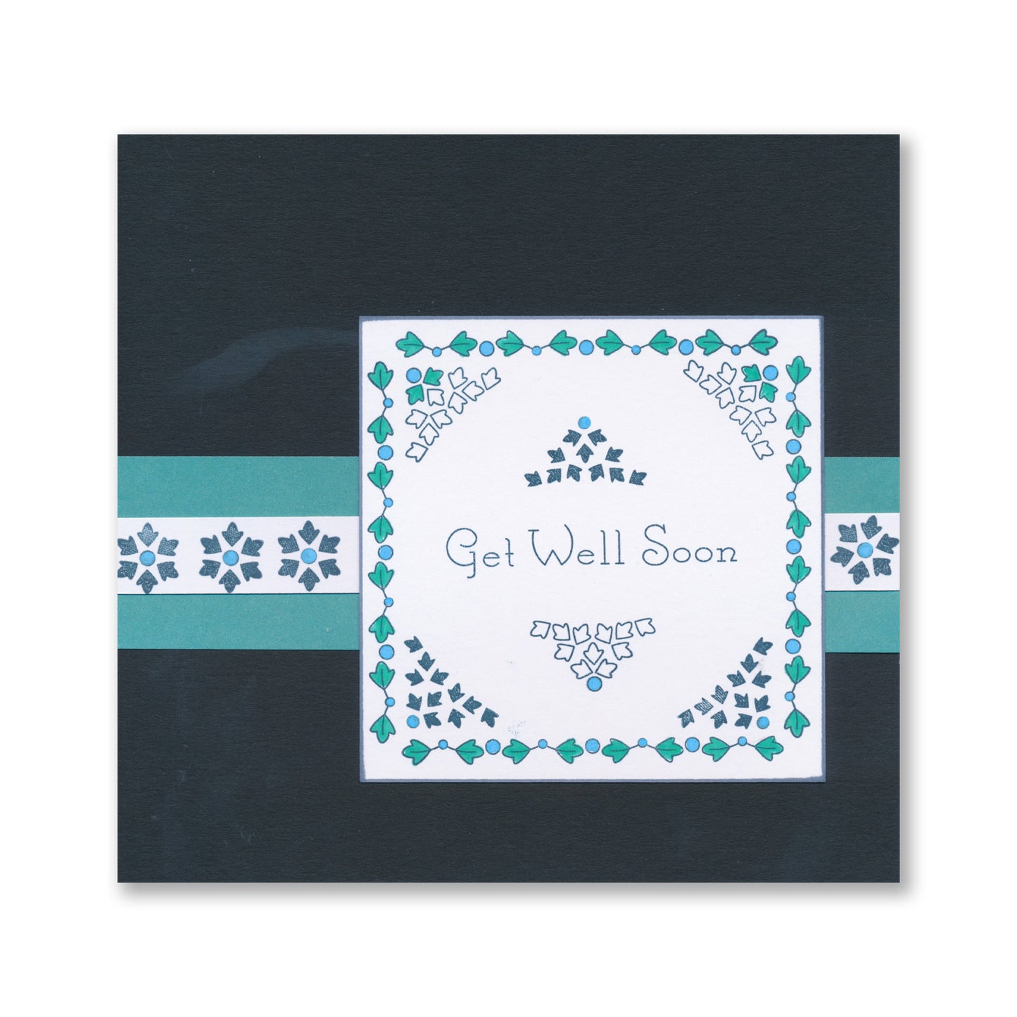 Floral Elements Set 2 - A5 Square Stamp Set with 4x A6 Composition Swatches