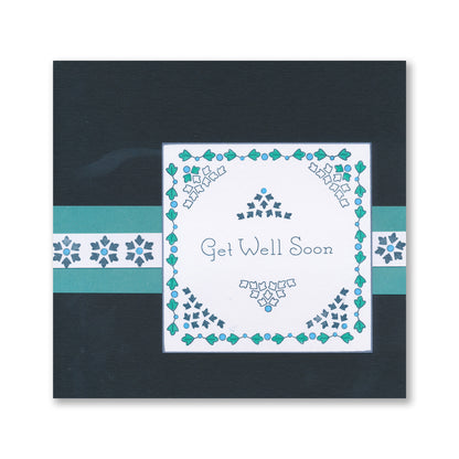 Floral Elements Set 2 - A5 Square Stamp Set with 4x A6 Composition Swatches