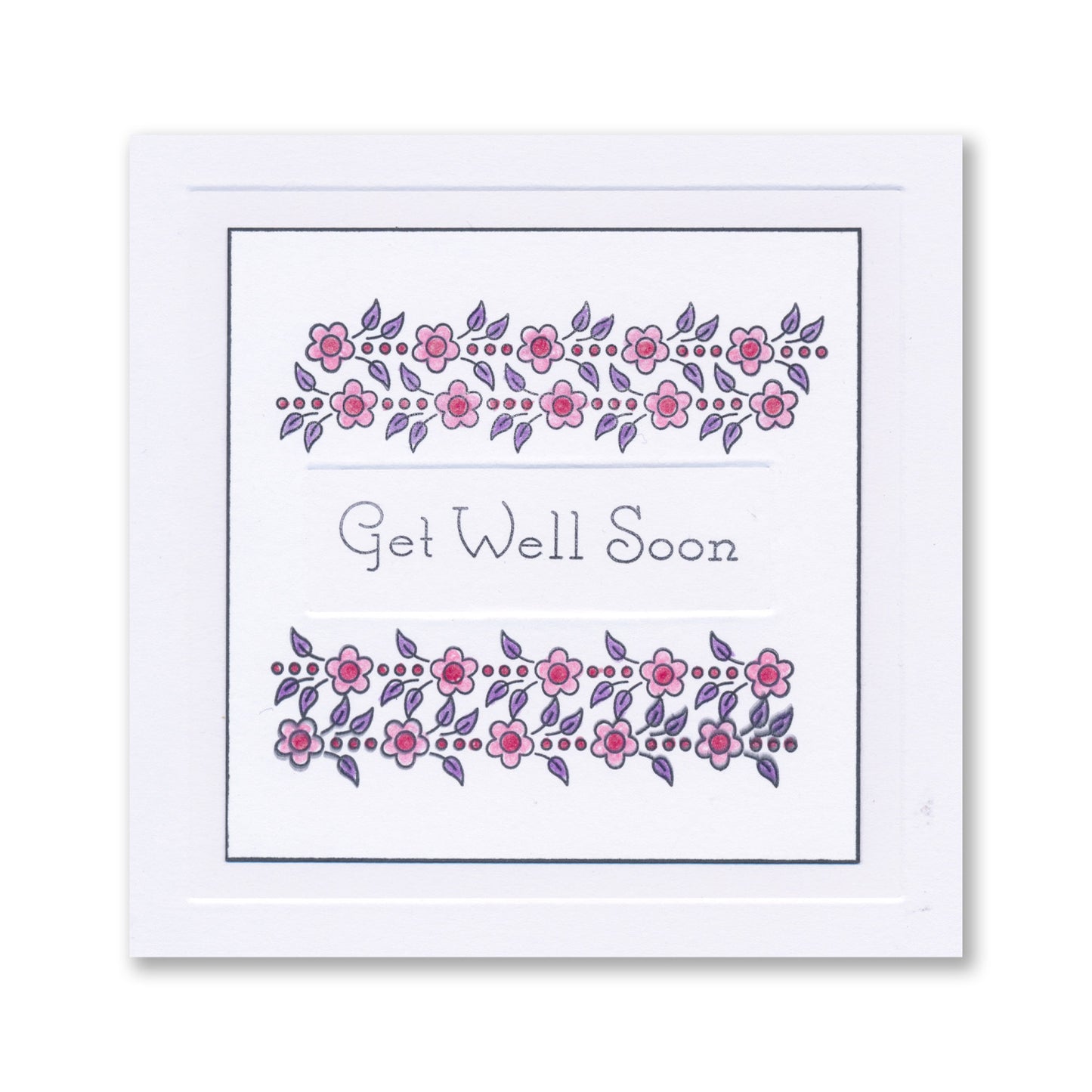 Floral Elements Set 2 - A5 Square Stamp Set with 4x A6 Composition Swatches