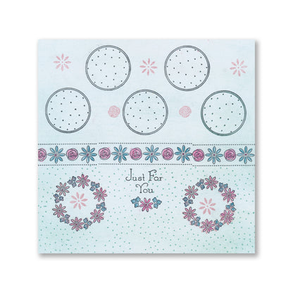 Floral Elements Set 3 - A5 Square Stamp Set with 4x A6 Composition Swatches