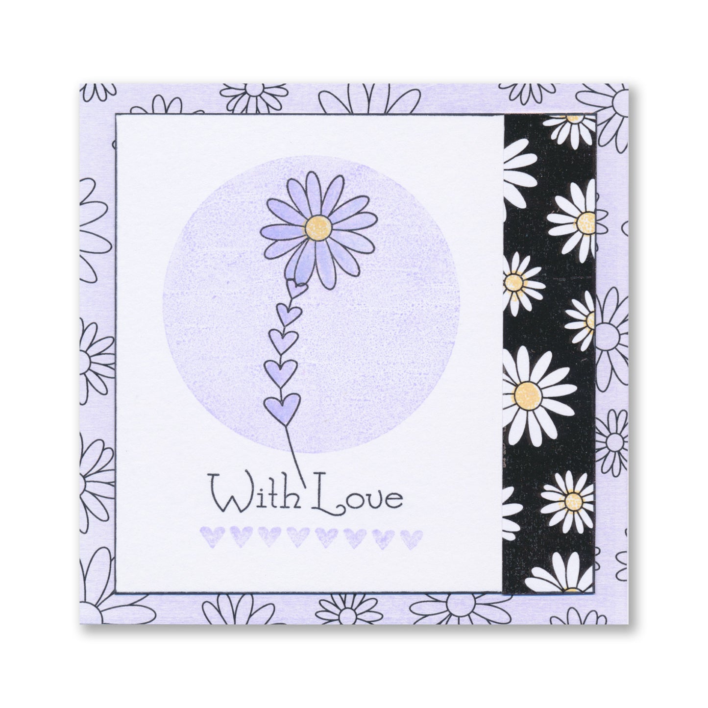 Floral Elements Set 4 - A5 Square Stamp Set with 4x A6 Composition Swatches