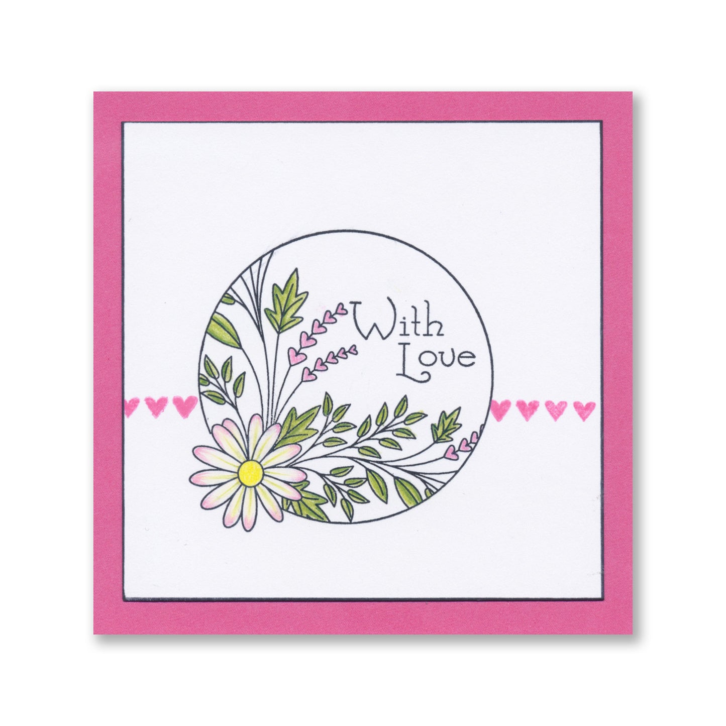 Floral Elements Set 4 - A5 Square Stamp Set with 4x A6 Composition Swatches