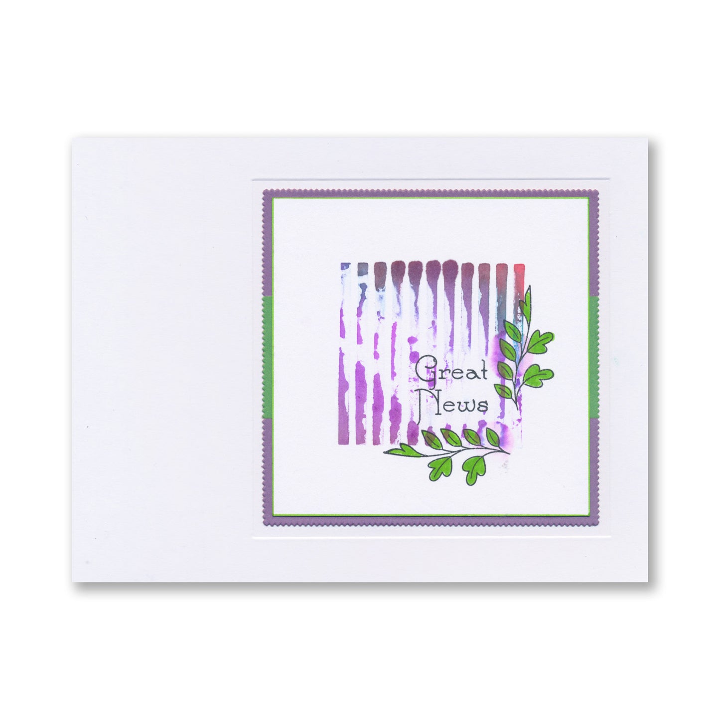 Floral Elements Set 5 - A5 Square Stamp Set with 4x A6 Composition Swatches