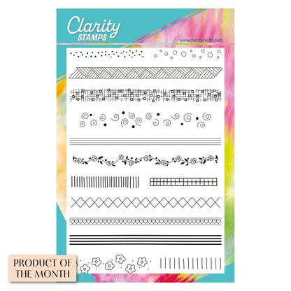 SHAC Borders, Strips & Panels A5 Stamp Set
