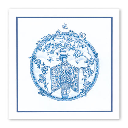 Barbara's SHAC Geisha Doodle A5 Stamp & Mask Set