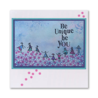 Set 8 - Quotes - You Are Brilliant A5 Square Stamp Set