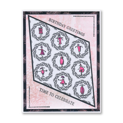 Barbara's SHAC People A6 Stamp Set