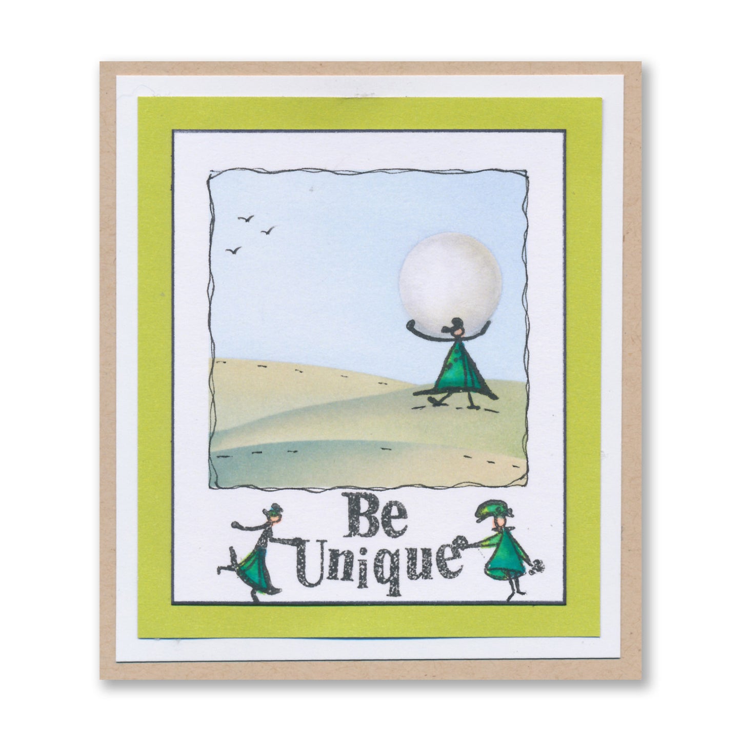 Barbara's SHAC People A6 Stamp Set