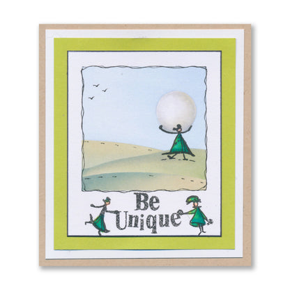 Barbara's SHAC People A6 Stamp Set