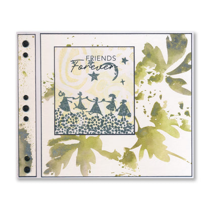 KISS by Clarity - SHAC People Silhouettes - Build a Background A6 Stamp Set