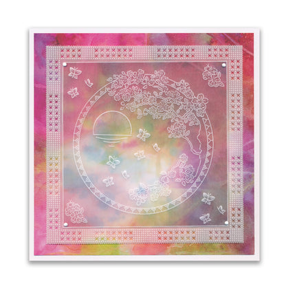 Barbara's SHAC Geisha Doodle A5 Groovi Plate