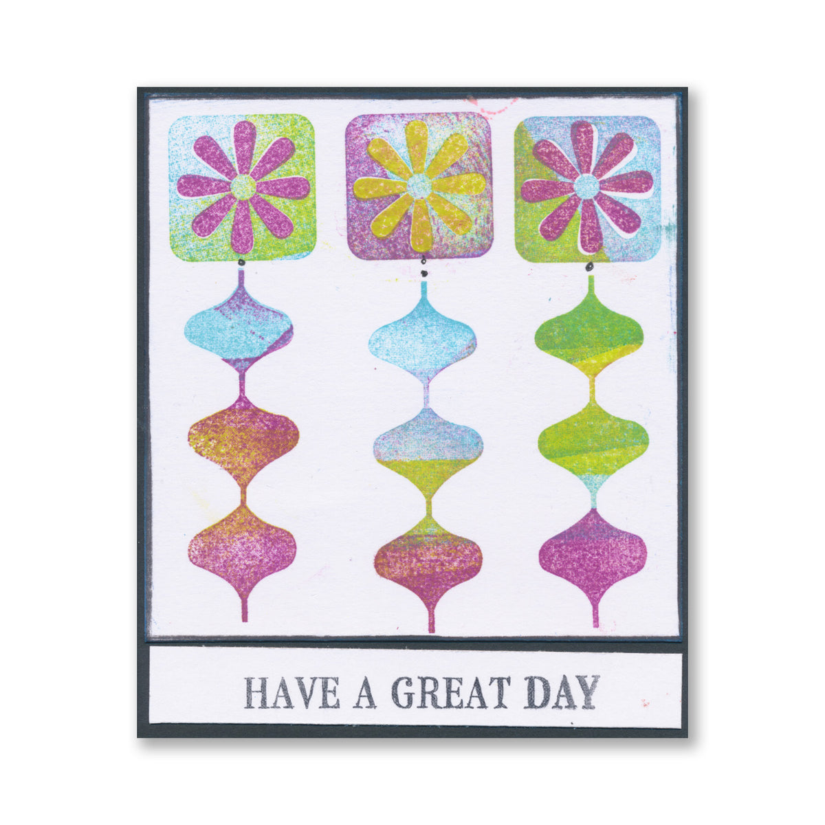 SHAC Retro Shapes A6 Stamp Set