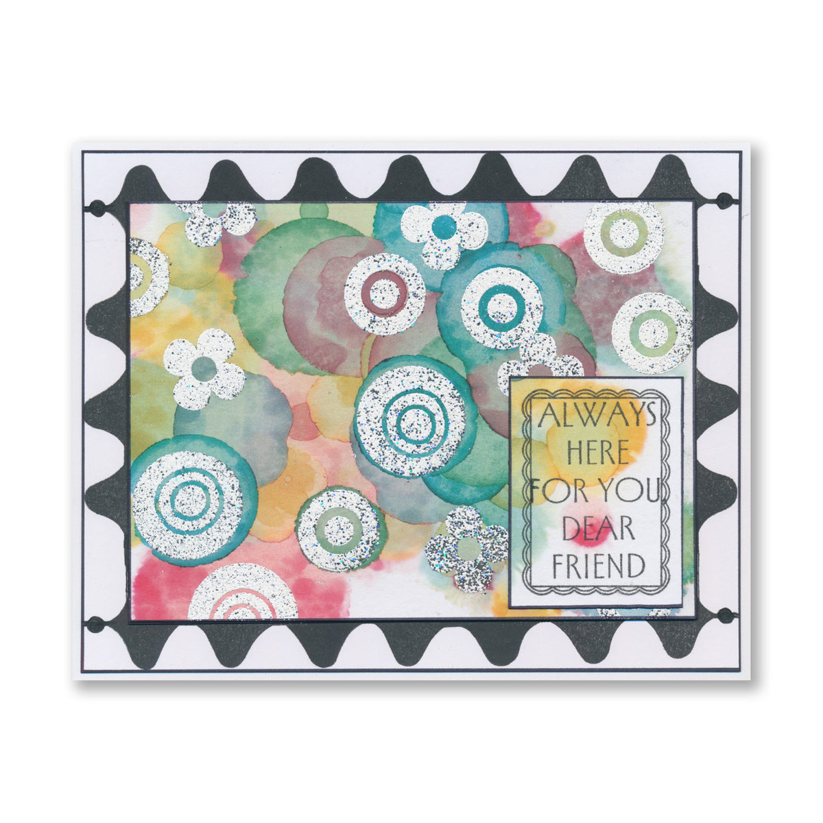 SHAC Retro Shapes A6 Stamp Set