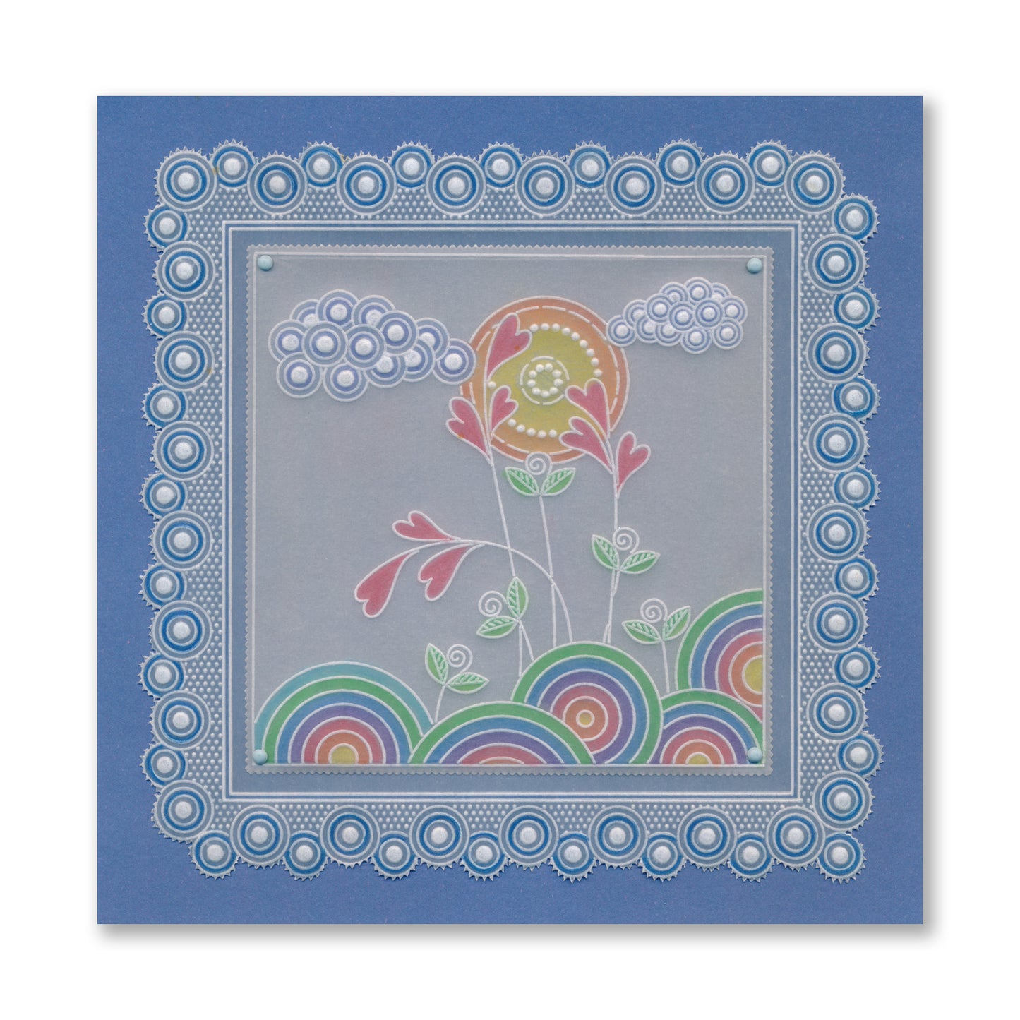 Doodle Landscapes A5 Square Groovi Plate Quartet