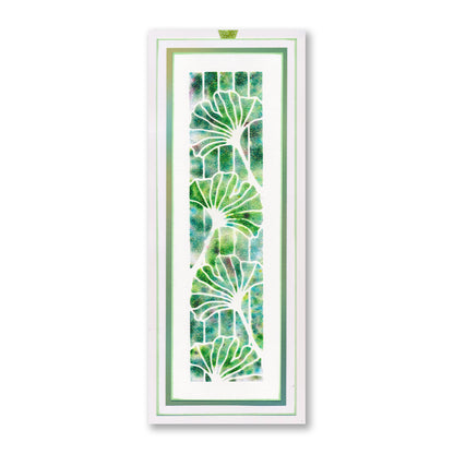 Ginkgo Panel Stencil