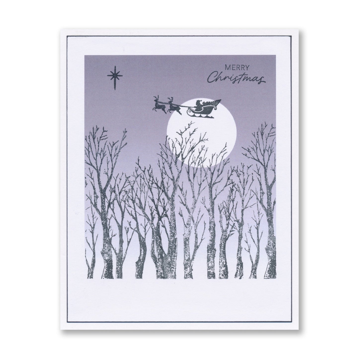 Barbara's Dotted Tree Canopy Scene A4 Square Stamp Set
