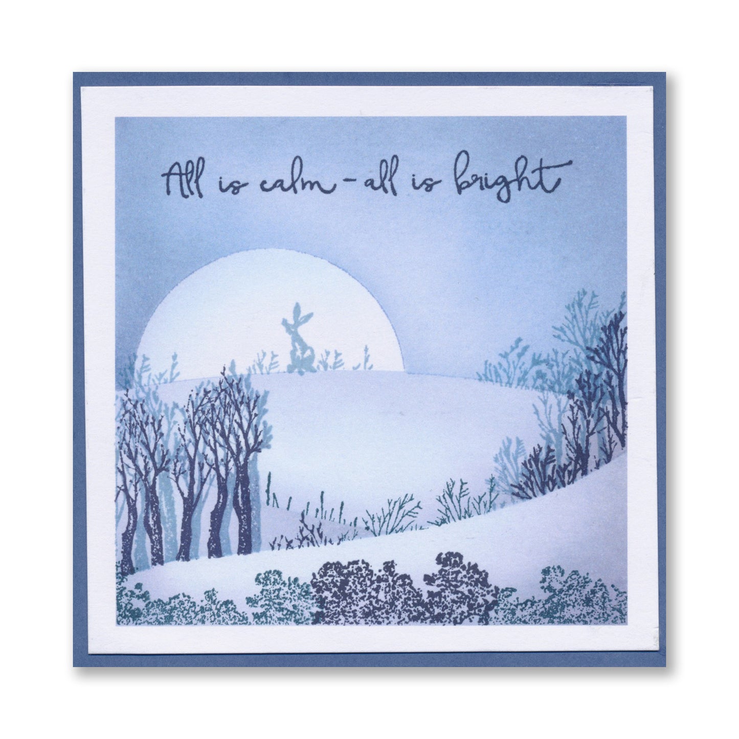 Barbara's Dotted Tree Canopy Scene A4 Square Stamp Set