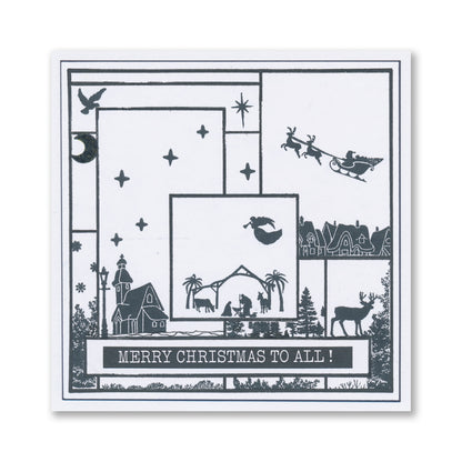 Mega Build a Landscape - Christmas A5 Stamp Set