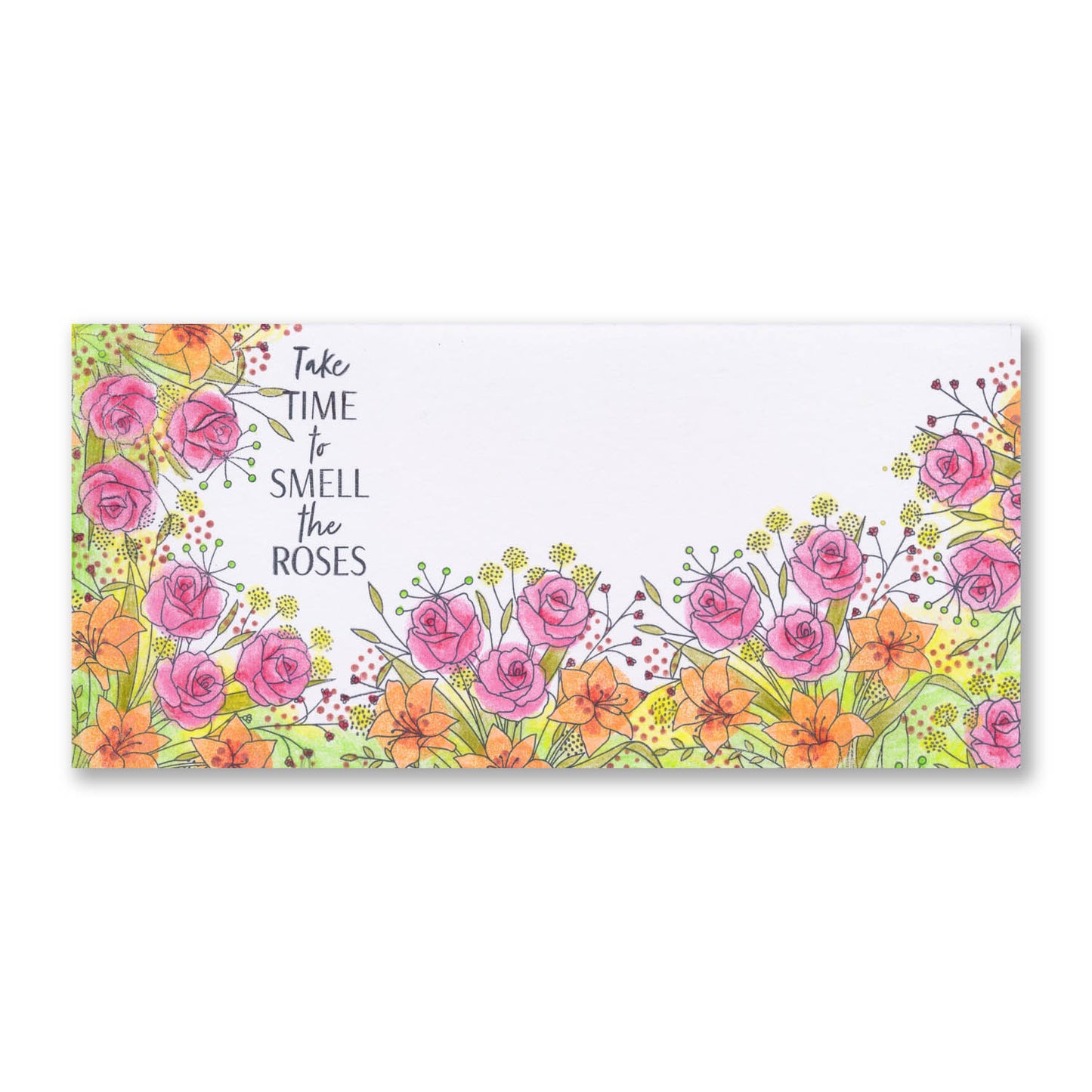 Tall Feel Good Sentiments A5 & A6 Stamp Duo