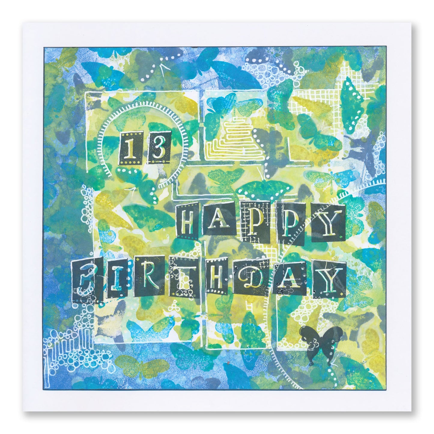 Wee Butterflies Silhouettes Stamp Set