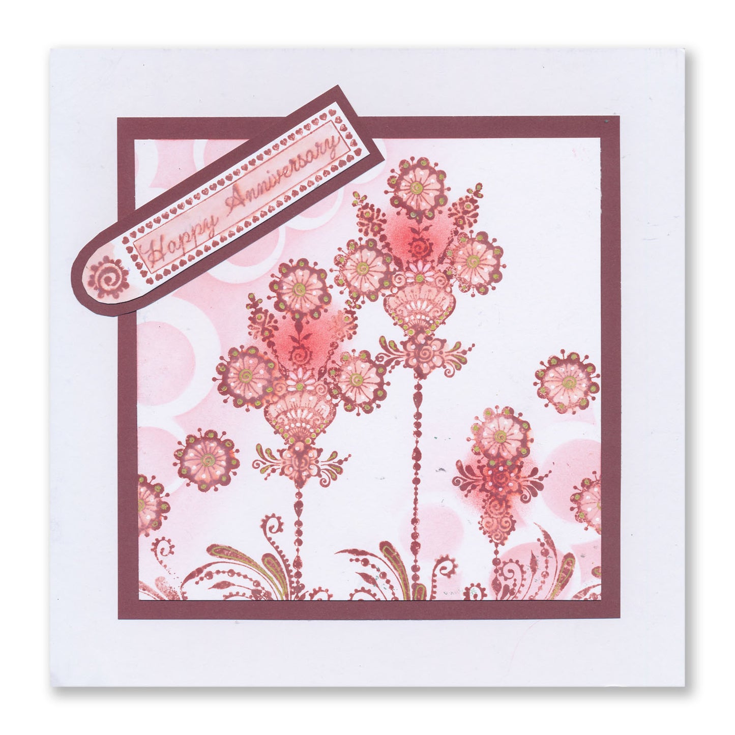 Occasions Sentiments - Happy Anniversary A6 Stamp Set