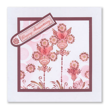 Occasions Sentiments - Happy Anniversary A6 Stamp Set