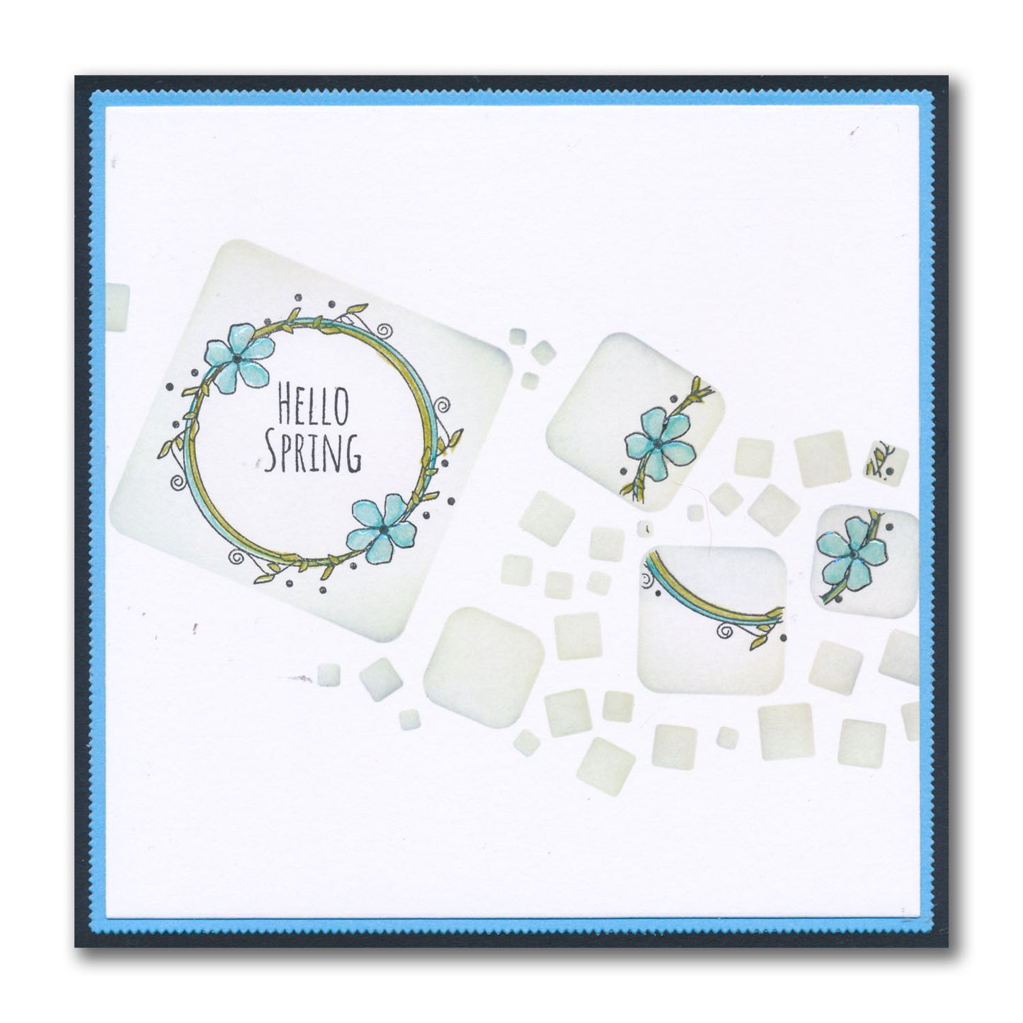 KISS by Clarity - Spring Tags & Frames A6 Stamp Set