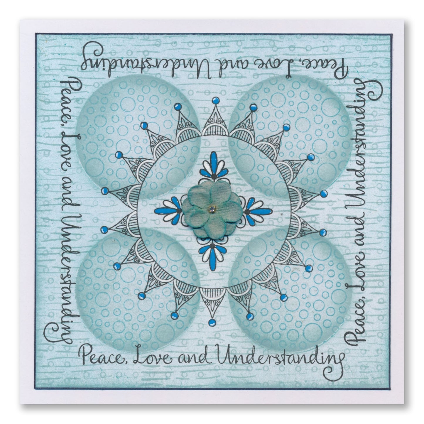 Barbara's SHAC Spring & Summer Mandala Rings A5 Stamp & Mask Set