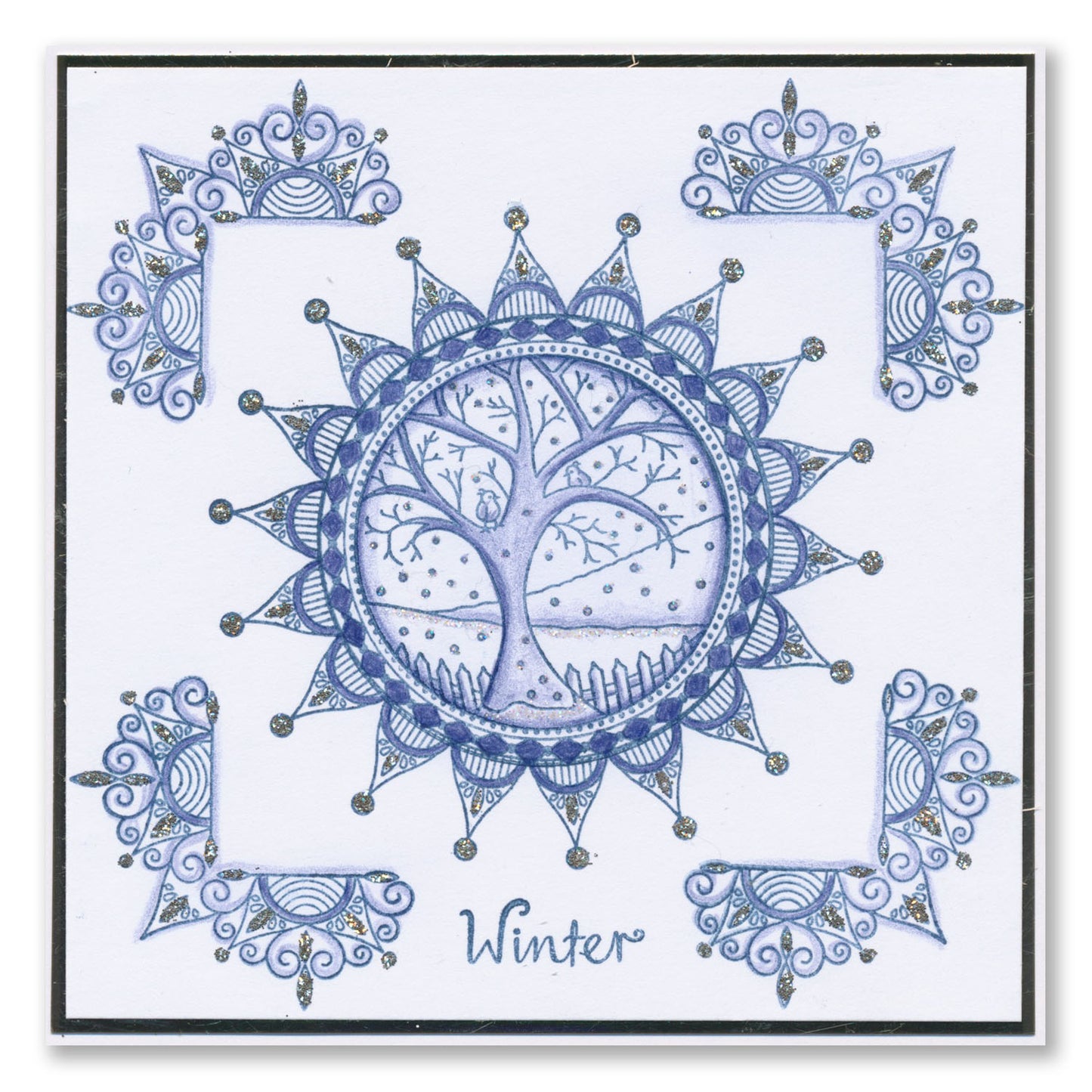 Barbara's SHAC Spring & Summer Mandala Rings A5 Stamp & Mask Set