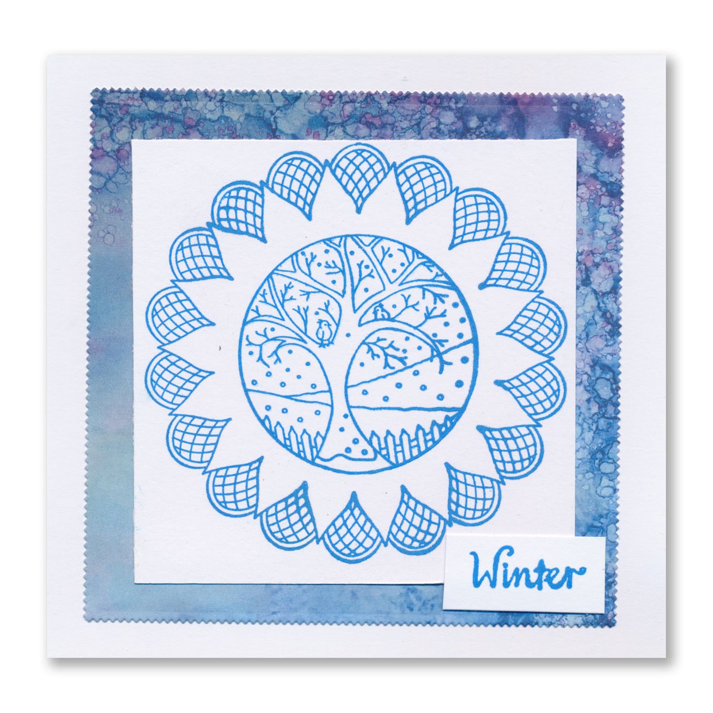 Barbara's SHAC Spring & Summer Mandala Rings A5 Stamp & Mask Set